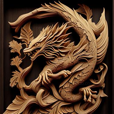 3D model st dragon (STL)